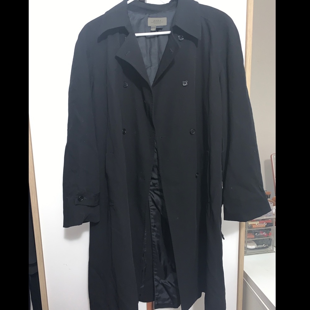 Black Zara coat